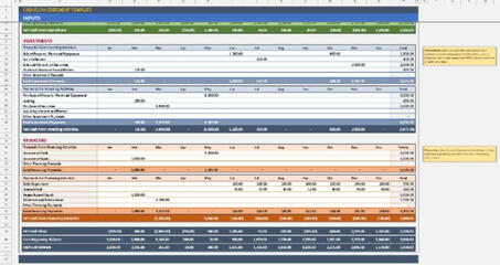 Sample page in landscape